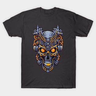 Mecha Skull S03 D59 T-Shirt